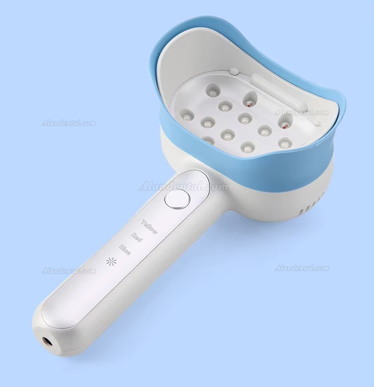 LED Bleaching Accelerator Device Dental Cold Light Lamp (Blue + Yellow + Purple + Red Light)